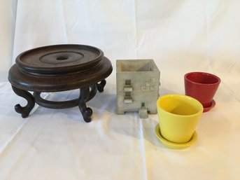 Plant Stand And Planters