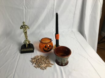 Seasonal  Items And Bar Harbor Pottery Piece