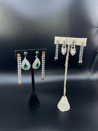 Costume Rhinestone Earrings