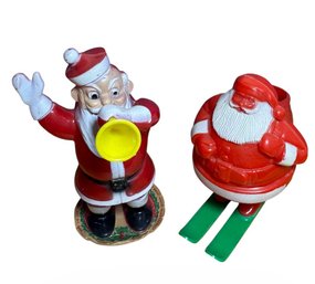MCM Rosbro Rosen Plastic Santa Figurines (B)