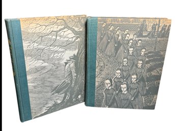 Bronte Sisters 1940s Literature Jane Eyre & Wuthering Heights Random House Hardcovers (BR2)