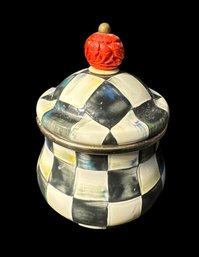 Mackenzie Childs Courtly Check Candle