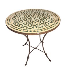 Moroccan Solid Stone Mosaic Top Table (G)