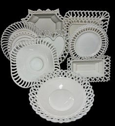 Westmoreland Fenton & Assorted Milk Glass Vessels (G)