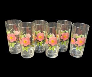 Franciscan Desert Rose Highball Glasses 6pc