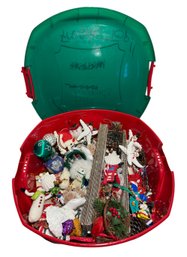 Bin Full Of Christmas Ornaments & Decorations (G)