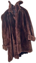 The Empire Lynn MA Womens Brown Fur Coat (BR1)