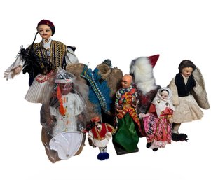 Foreign Folk Dolls 8pc Collection (B)