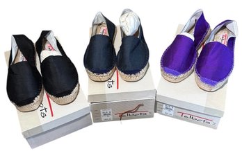 Talbots Womens Espadrille Shoes Size 6.5 Brand New In Box! 3 Pairs