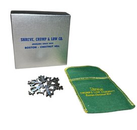 Shreve, Crump & Low Co Boston Silver Plate Snowflake Decoration (G)