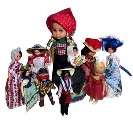 Foreign Folk Dolls 10pc Collection (B)