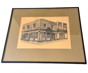 Liam Delaney The Old Stand Signed & Numbered Lithograph Framed (LR2)