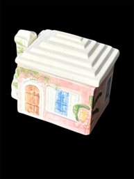 Island Pottery Ltd Bermuda Made Ceramic Pink House (lr2)