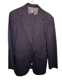 Simons Copley Square Boston Navy Blue Pin Stripe Suit & Pants 38 Regular 28 Inseam