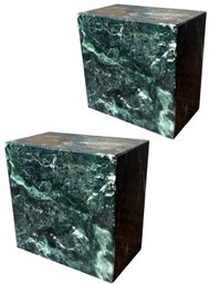 Green Marble Bookend Pair (lr2