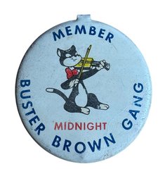 1940s Buster Brown Gang Member Button (B)