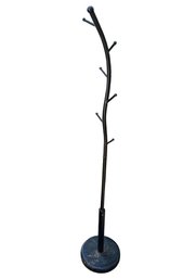 Black Metal Tree Style Standing Coat Rack (YL)