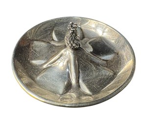 Sterling Silver Pineapple Decorated Small Sweets Dish