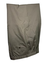 Brooks Brother Cuffed & Pleated Mens Grey Pants 38W 29 Inseam