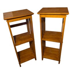 Mission Style Bookcase Matching Pair (LR2)