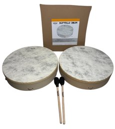 Remo Buffalo Drum Pair With Sticks (G)