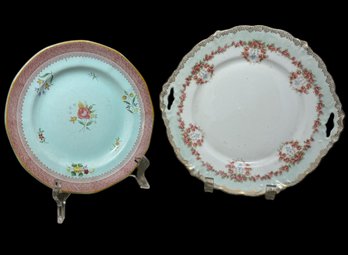 Floral Porcelain Plates Wedgwood & Malmaison (G)