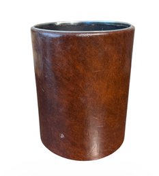 Durlston Designs English Leather Wrapped Waste Bin (LR2)