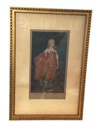 Sir Anthony Vandyck (1599-1641) George, Duke Of Buckingham Limited Edition Colour Printing (B)