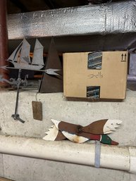 Shells Weathervane Chime Duck