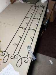 Metal Decorative Plate Display Rack Pair (G)