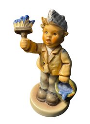 Goebel Hummel One Coat Or Two Figurine