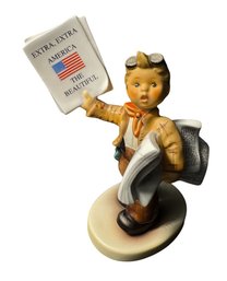 Goebel Hummel God Bless America Boy Figurine