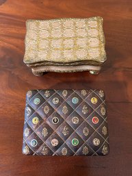 Two Wooden Jewelry Boxes