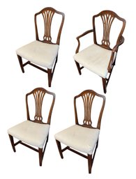 Solid Wooden French Upholstered Dining Chairs (K)