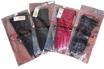 Talbots Womens Dress Gloves 4 Pairs Brand New! (BR2)