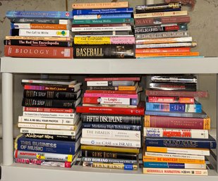 Two Shelves Of Assorted Books (B)