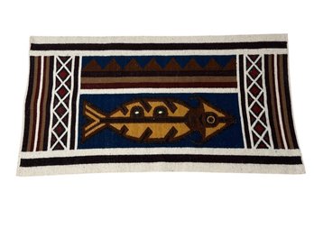 Peruvian Woven Fish Tapestry (BR2)