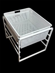 Ella Mesh 2 Drawer Metal Storage Unit (bs)