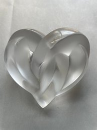 Lalique Heart Paperweight (DR)