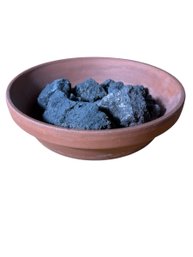 Volcanic Ash In Terracotta Bowl (blr)