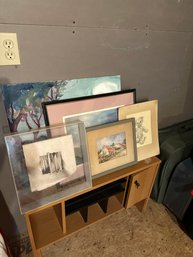 Five Original Art Works Of Varying Caliber