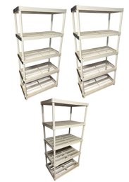 Utility Storage Shelving Units 3pc (B)