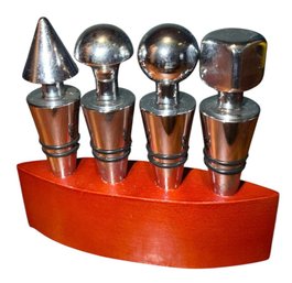 Geometric Bottle Stopper Set (DR)