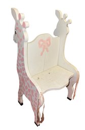 Wooden Giraffe Childs Chair (B)