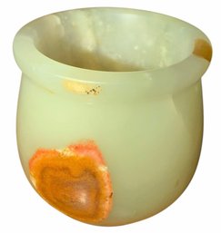Small Green Onyx Stone Vessel (DR)