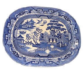 Allertons Blue Willow Pattern Serving Platter (DR)