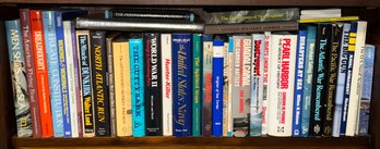 Shelf Full Of Books On Sailing & Military History (BDR)