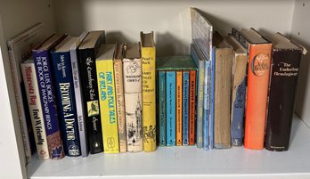 Shelf Full Of Assorted Books H (BH)