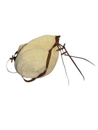 Woven Bag With Carved African Animals