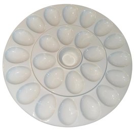Crate & Barrel Deviled Egg Serving Platter (DR)